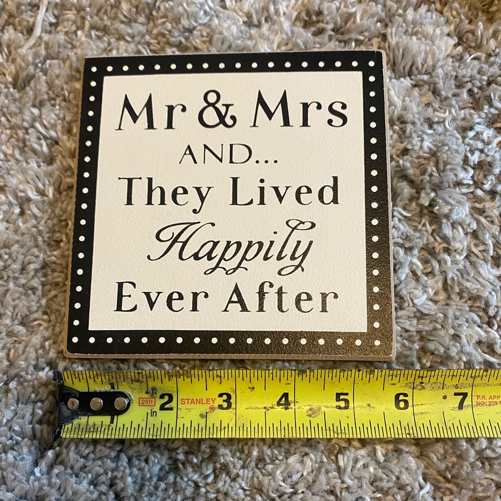 Home decor sign 6x6 inch - Picture 2 of 5